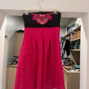 Pink New York and company dress.  Super cute for a cocktail party ..